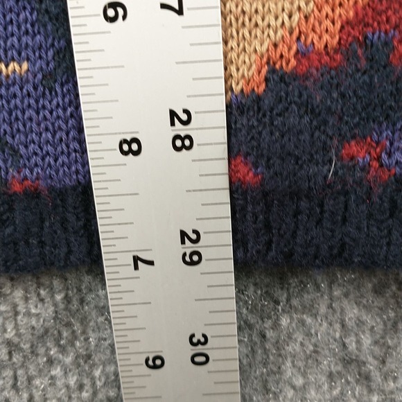 Adyson Parker Women's Open Front Cardigan Knit Sweater Multicolor L Abstract - Picture 11 of 12